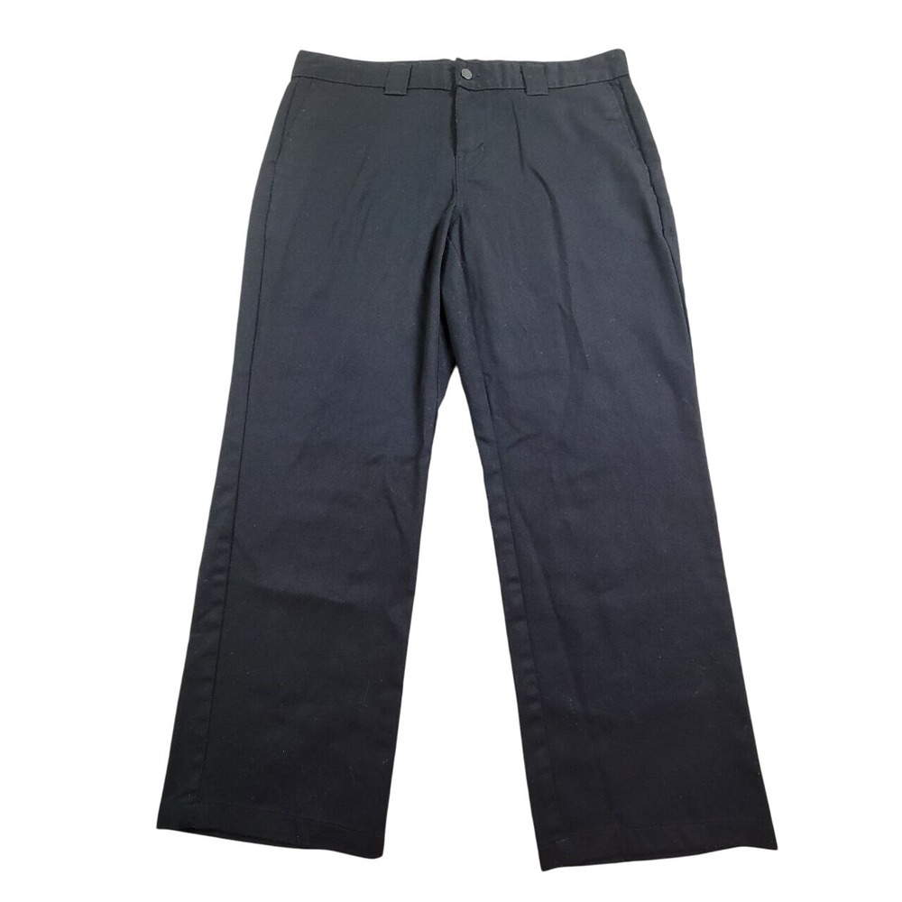 Brahma Carpenter Pants Men's 39X29 Black Workpants‎ Flat Front Straight Canvas